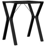 Vidaxl eettafelpoten y-frame 60x50x73 cm staal