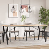 Vidaxl eettafelpoten y-frame 180x80x73 cm staal