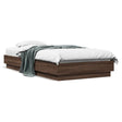 Vidaxl bedframe met led-verlichting bruin eikenkleurig 90x190 cm