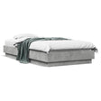 Vidaxl bedframe met led-verlichting betongrijs 75x190 cm