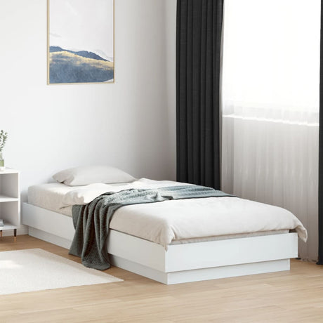 Vidaxl bedframe bewerkt hout wit 100x200 cm