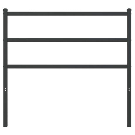 Vidaxl vervangend hoofdbord 100 cm metaal zwart
