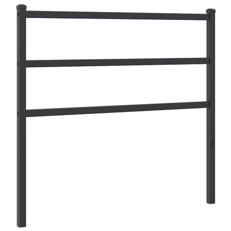 Vidaxl vervangend hoofdbord 107 cm metaal zwart