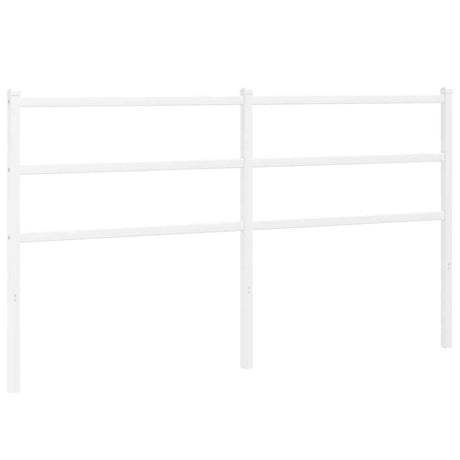 Vidaxl vervangend hoofdbord 150 cm metaal wit