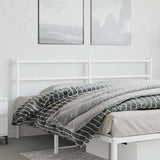 Vidaxl vervangend hoofdbord 180 cm metaal wit
