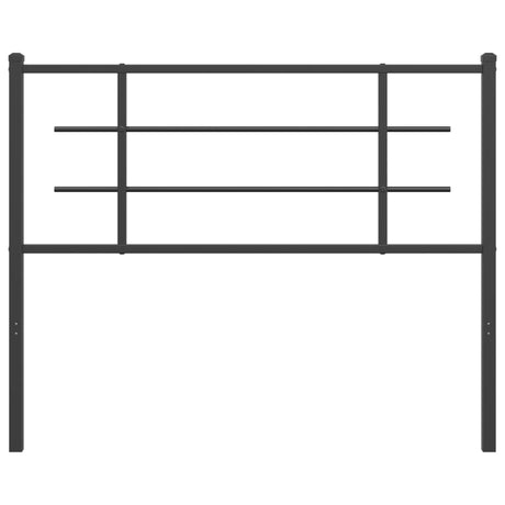 Vidaxl vervangend hoofdbord 107 cm metaal zwart