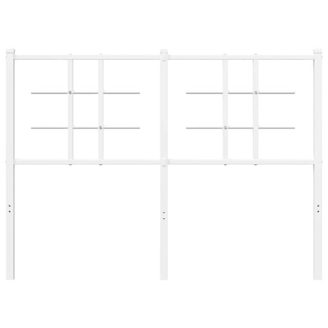 Vidaxl vervangend hoofdbord 120 cm metaal wit