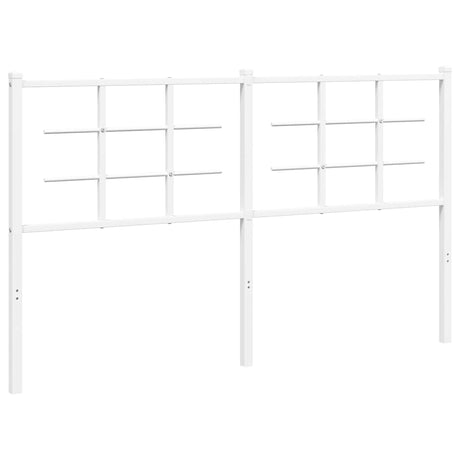 Vidaxl vervangend hoofdbord 160 cm metaal wit