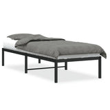 Vidaxl bedframe metaal zwart 80x200 cm