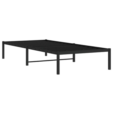 Vidaxl bedframe metaal zwart 90x190 cm