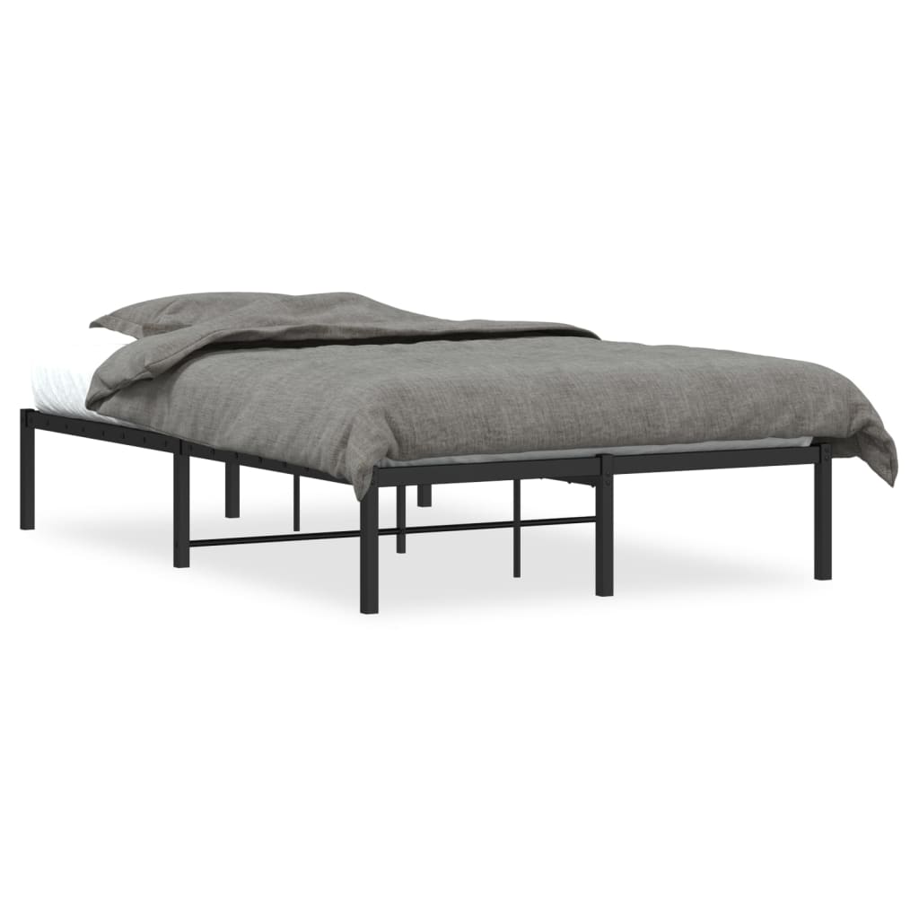 Vidaxl bedframe metaal zwart 120x200 cm