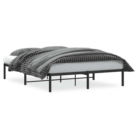 Vidaxl bedframe metaal zwart 160x200 cm