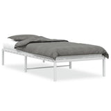 Vidaxl bedframe metaal wit 90x190 cm