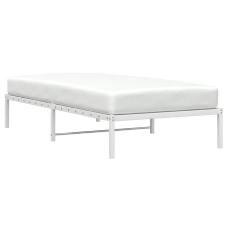 Vidaxl bedframe metaal wit 100x190 cm