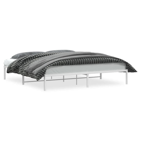 Vidaxl bedframe metaal wit 200x200 cm
