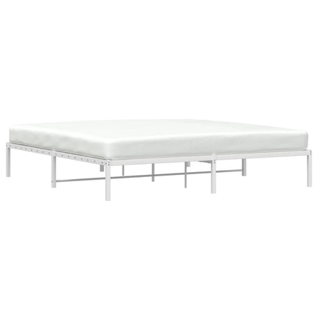 Vidaxl bedframe metaal wit 200x200 cm