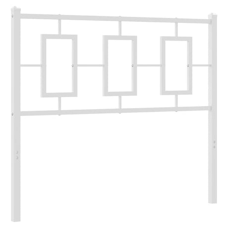Vidaxl vervangend hoofdbord 100 cm metaal wit
