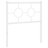 Vidaxl vervangend hoofdbord 80 cm metaal wit