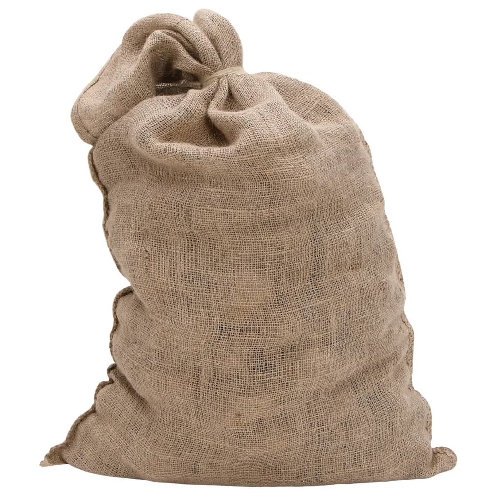 Vidaxl jutezakken 5 stuks 60x105 cm 100% jute 220 g m²