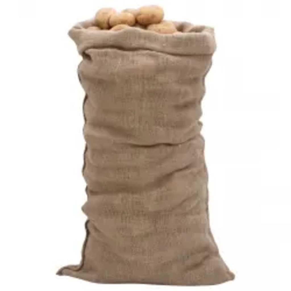 Vidaxl jute väskor 30 stycken 220 g m² 65x135 cm 100% jute