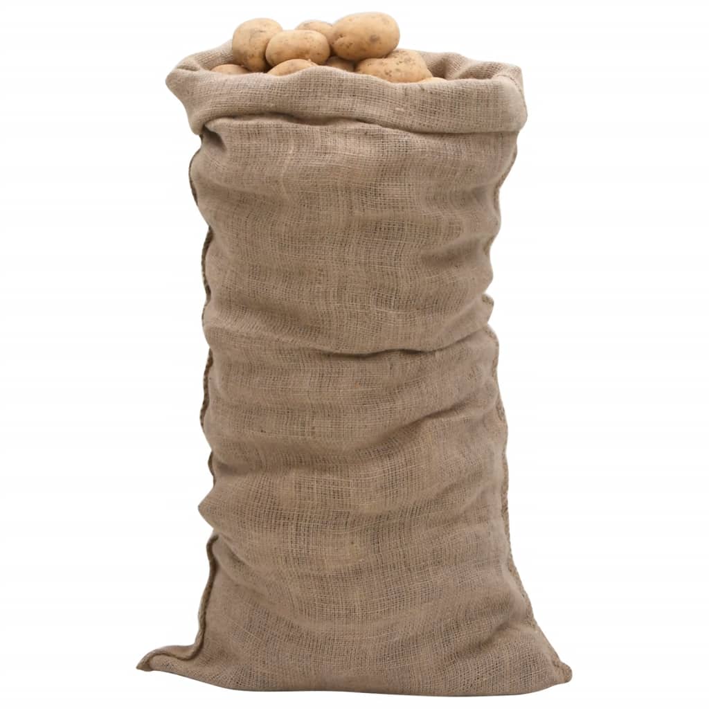 Vidaxl Jute Poschen 30 Stécker 220 g m² 65x133 cm 100% Jute