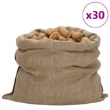 Vidaxl JUTE bags 30 pieces 340 g m² 100x110 cm 100% jute