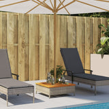 Vidaxl parololsols futto 70x7025 cm Poly Rattan Acacia Wood Grey