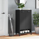 Vidaxl Shoe Cabinet Viken Properted Wood Black