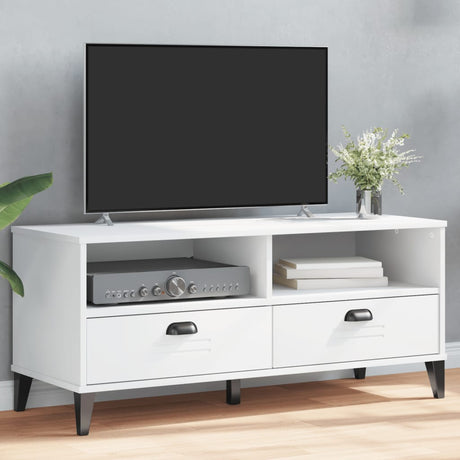 Vidaxl tv-meubel viken bewerkt hout wit