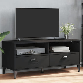 Vidaxl tv-meubel viken bewerkt hout zwart