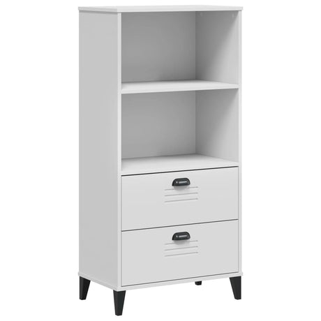 Vidaxl boekenkast viken 60x35x123 cm bewerkt hout wit