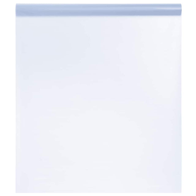 Vidaxl raamfolie statisch mat grijs 45 x 1000 cm pvc