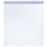 Film vidaxl film statique mate mate transparent gris 45 x 1000 cm PVC