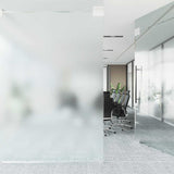 Vidaxl raamfolie statisch mat grijs 45 x 1000 cm pvc