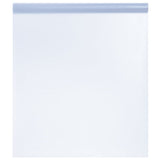 Vidaxl raamfolie statisch mat grijs 60 x 500 cm pvc