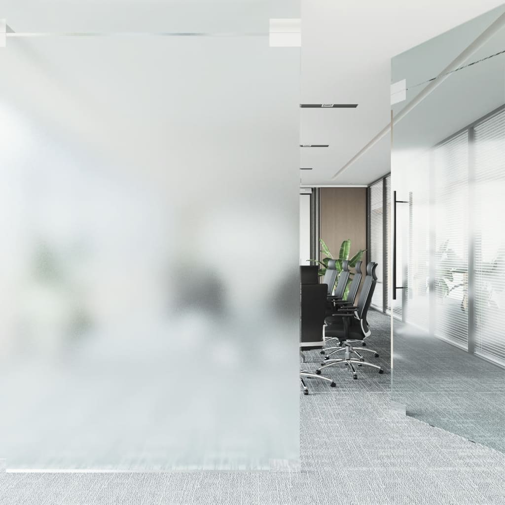 Vidaxl raamfolie statisch mat grijs 60 x 2000 cm pvc