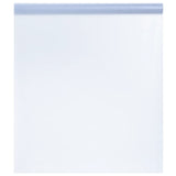 Vidaxl raamfolie statisch mat grijs 90 x 2000 cm pvc