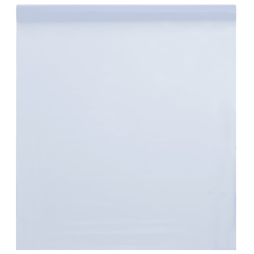 Vidaxl okenski film Static Matte Transparent White 45x2000 cm PVC