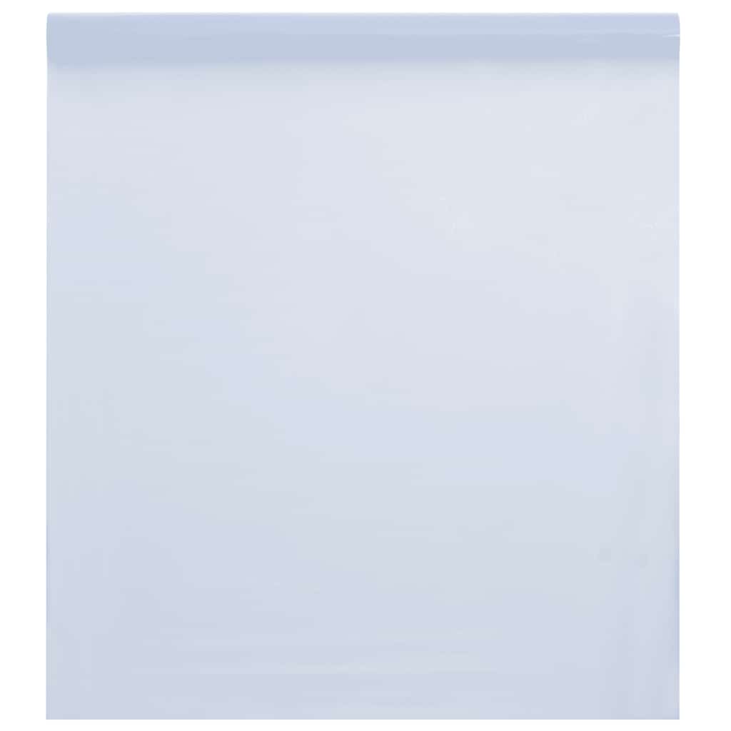 Vidaxl raamfolie statisch mat wit 60x1000 cm pvc