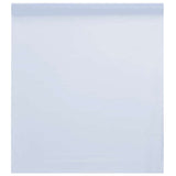 Vidaxl raamfolie statisch mat wit 60x1000 cm pvc