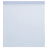 Película de ventana de Vidaxl Matte estático transparente blanco 60x1000 cm PVC