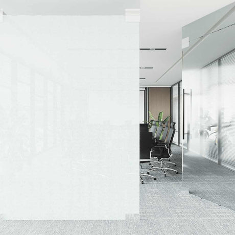 Vidaxl raamfolie statisch mat wit 60x1000 cm pvc