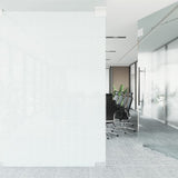 Película de ventana de Vidaxl estático Matte transparente blanco 60x2000 cm PVC