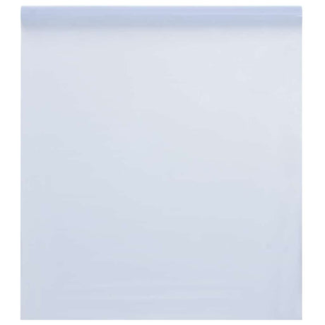 Vidaxl raamfolie statisch mat wit 90x1000 cm pvc