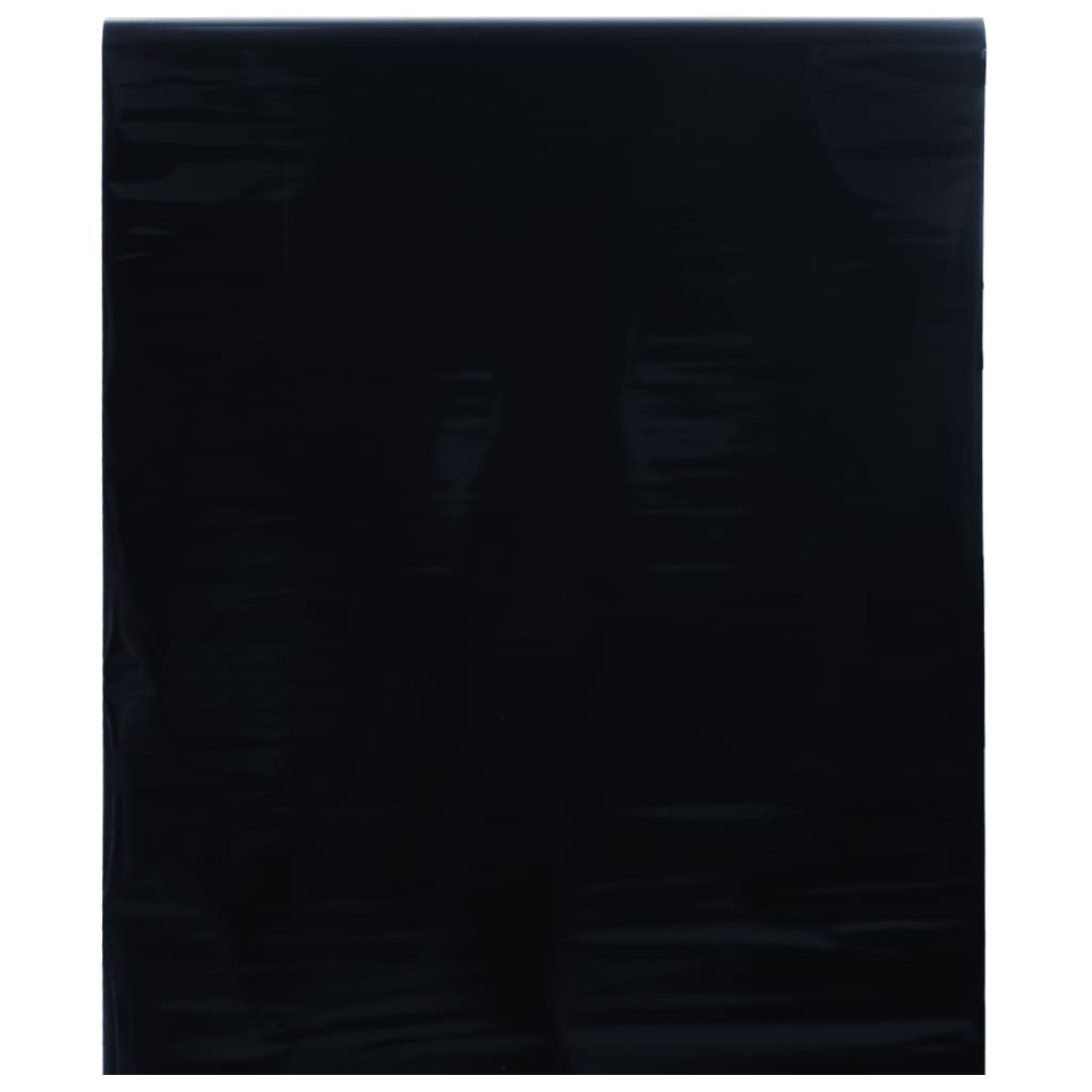 Vidaxl okenski film Static Matte Black 45 x 1000 cm PVC