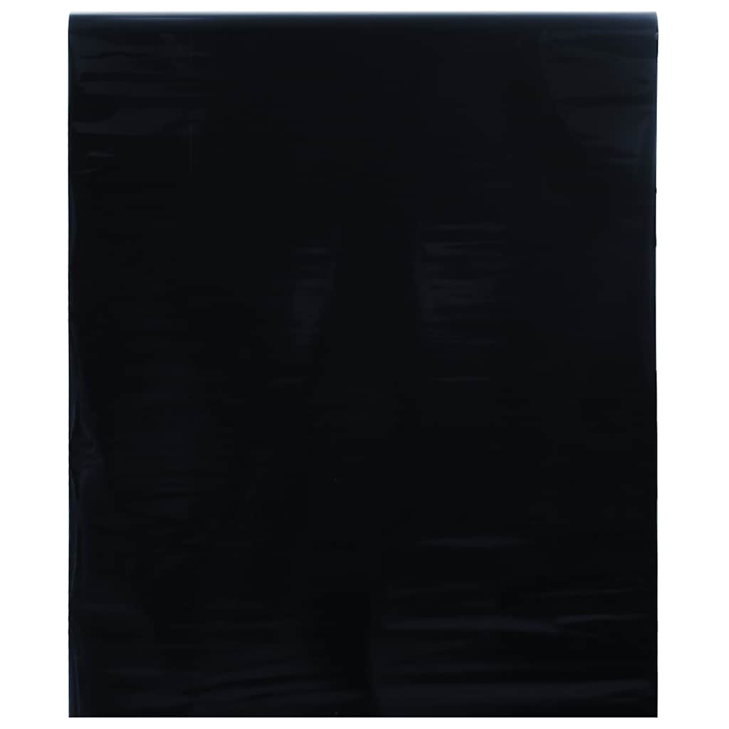 Vidaxl raamfolie statisch matzwart 60 x 500 cm pvc