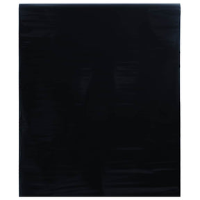 Vidaxl raamfolie statisch matzwart 60 x 1000 cm pvc