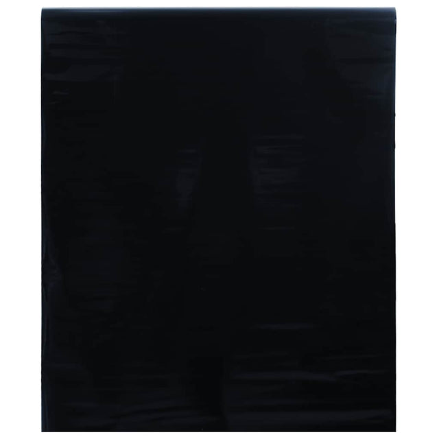 Vidaxl raamfolie statisch matzwart 90 x 1000 cm pvc