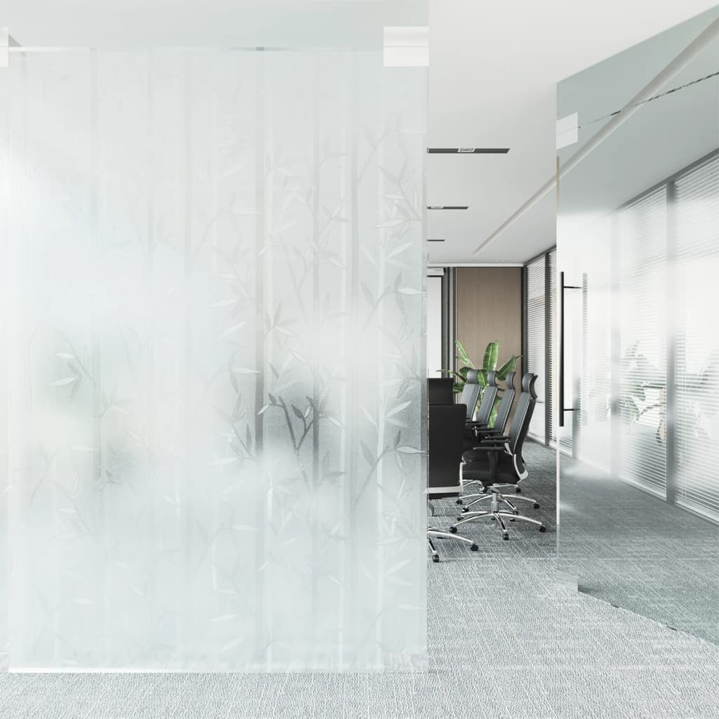 Vidaxl Window Film Bambus Mønster Mat 45x500 cm PVC