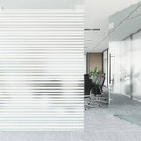 Vidaxl raamfolie strepenpatroon mat 90x500 cm pvc